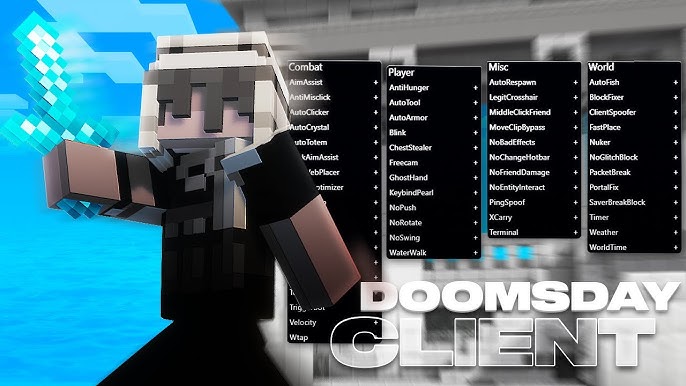 DoomsDay Думсдей чит клиент Minecraft скачать