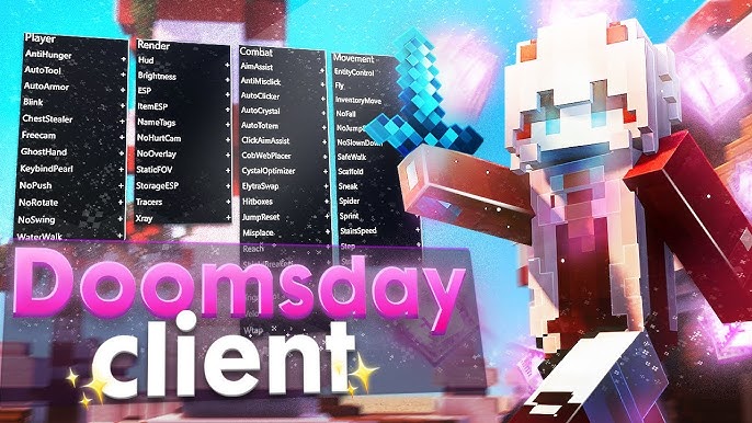 DoomsDay ghost client Minecraft бесплатный чит